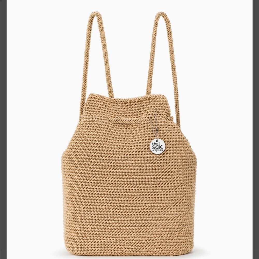 The Sak Natural Colored Crocheted Backpack “Dylan Large Backpack”